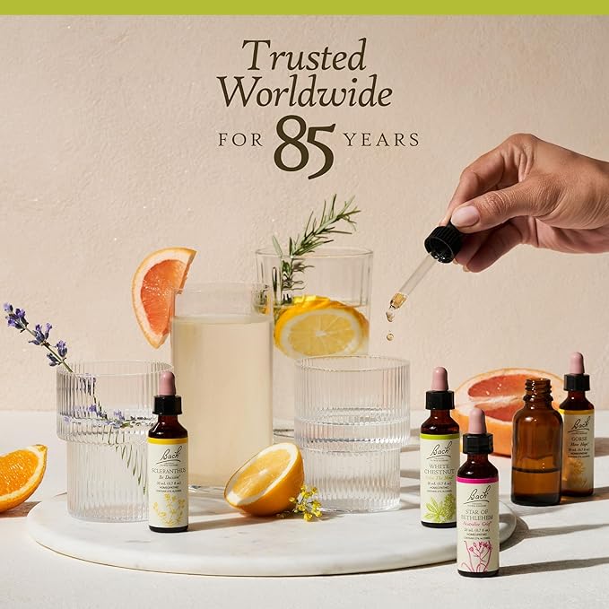 Bach Original Flower Remedies, Honeysuckle - Embrace The Now - Natural Homeopathic Flower Essence for Emotional Balance - Vegan, Gluten Free, Sugar Free - 20mL Dropper