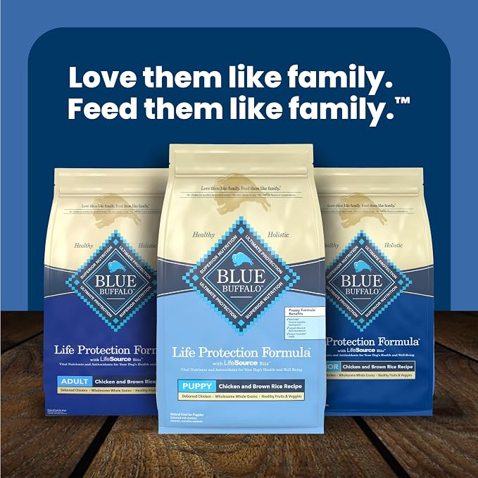 Blue Buffalo Life Protection Formula Chicken Puppy Dry Dog Food, 5 lb | With DHA for Brain Development, Real Chicken #1 Ingredient, Antioxidant-Rich LifeSource Bits, Promotes Healthy Muscle Growth