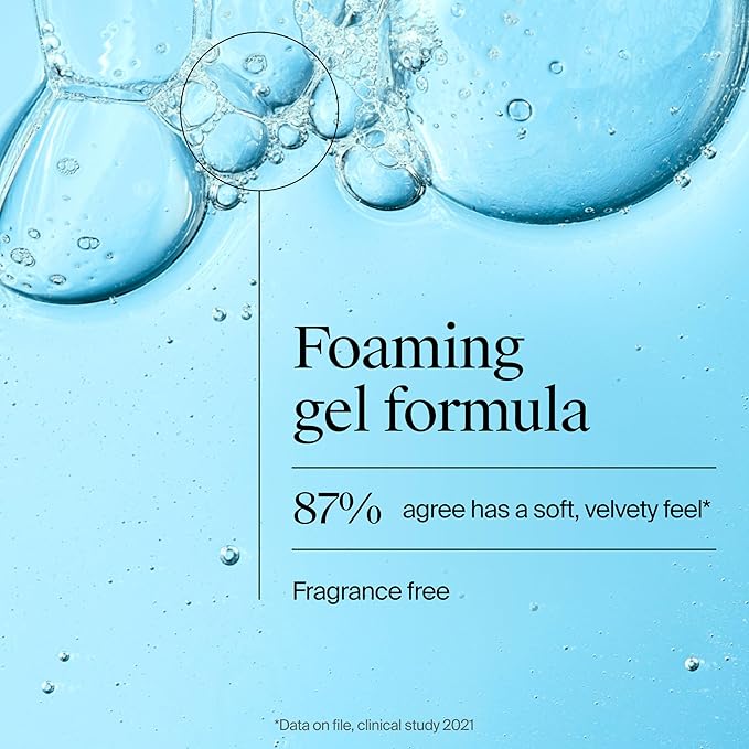 Neutrogena Hydro Boost Face Wash, Fragrance Free, Hydrating Facial Cleanser with Hyaluronic Acid, Daily Foaming Face Wash & Makeup Remover, Hypoallergenic Gel Cleanser, 16 fl. oz