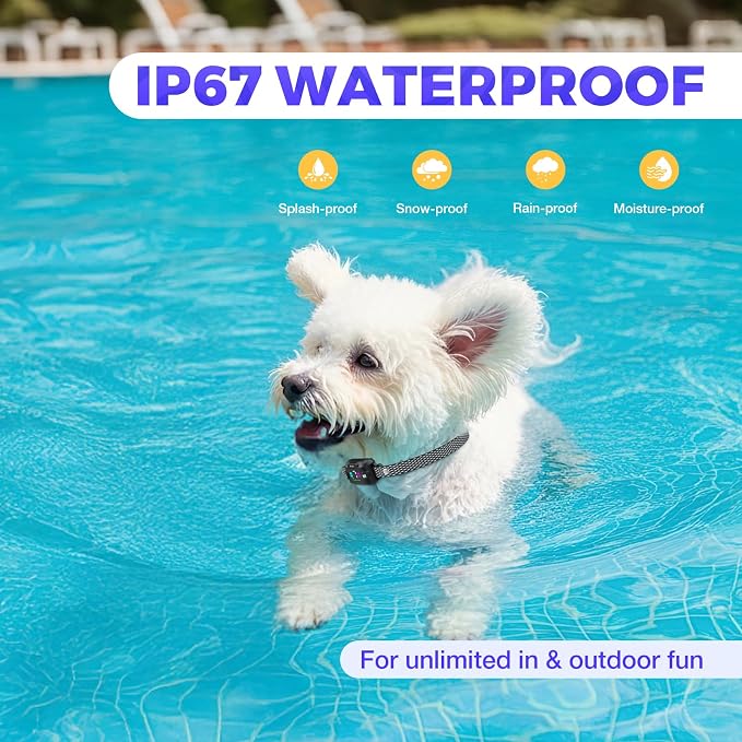PcEoTllar bark Collar for Small Dogs, Beep & Vibration Mode, Waterproof