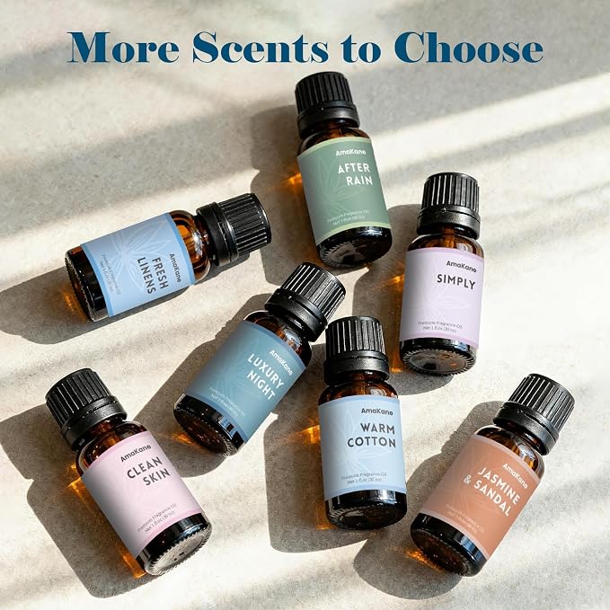 AmaKane Pure Soap Fragrance Oil 30ml, Clean Essential Oil for Laundry, Premium Diffuser Oil for Home, Long-Lasting Aromatherapy Oil for Candle, Soap & DIY Making