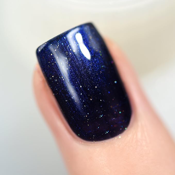 ILNP Looking Up - Midnight Blue Holographic Nail Polish