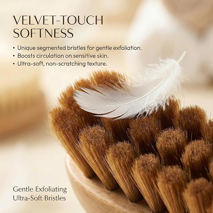 Lymphatic Contour Face Brush for Sculpting & Anti-Puffiness – Ultra-Soft Bristles for Detox, Lift & Skin Glow – Facial Skincare Tool for Jawline Definition & Makeup Prep(2PCS)
