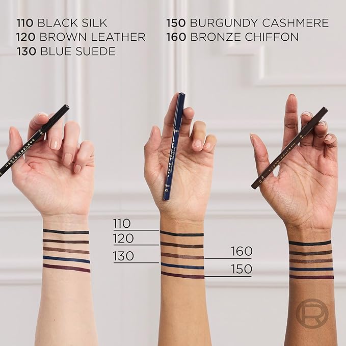L'Oreal Paris Haute Couleur Kohl Eyeliner Pencil, Intense Eye Liner Color with Smooth Gel-Like Formula, Up To 12HR Eye Makeup Wear, 130 Blue Suede