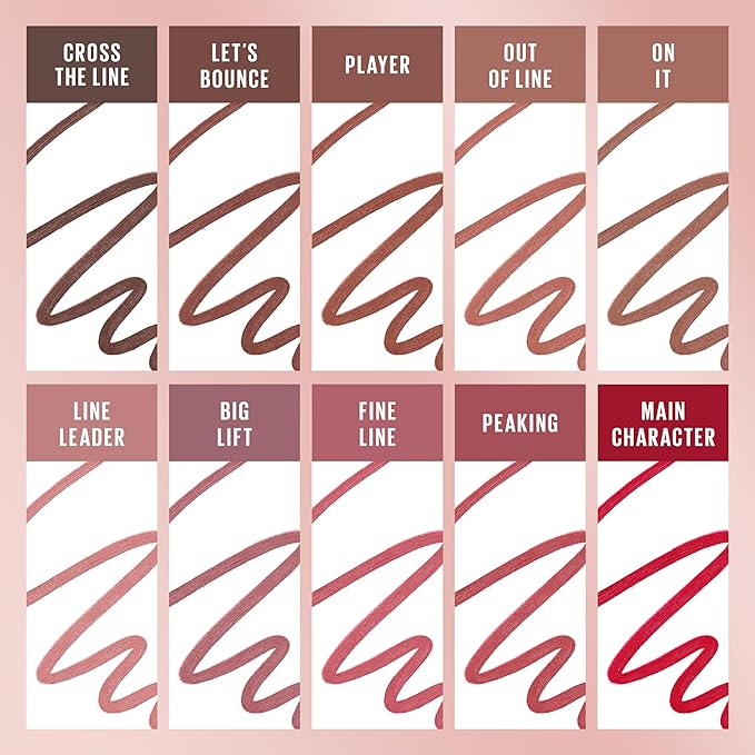 Maybelline Lifter Liner Lip Liner Pencil with Hyaluronic Acid, Out of Line, 1 Count