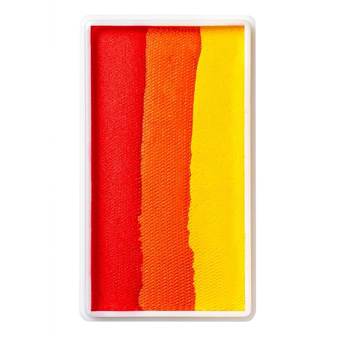 TAG Face and Body Paint - 1 Stroke Split Cake 30g - Flame