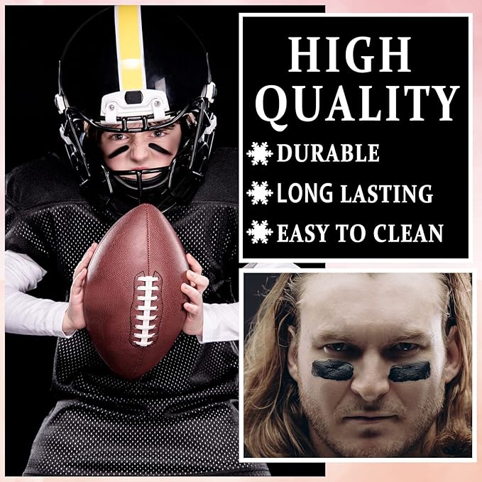 AWCCXMYM 3Pcs Eye Black Baseball Stick Eyeblack Softball Stick Football Face Paint Sporting Body Paint Kit For Athletes Costume Accessories Halloween Makeup Cosplay Parties Accessories