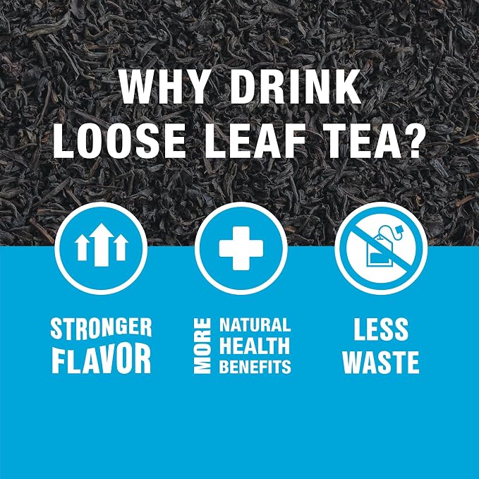 Tiesta Tea - Royal Breakfast, Loose Leaf, Classic English Black Tea, Premium High Caffeine Hot & Iced Blend, Brews Up to 50 Cups, 4oz Refillable Tin