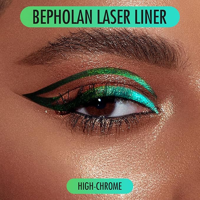 BEPHOLAN Chameleon Metallic Green Eyeliner Pencil Waterproof Gel Eye Liner Pencil Shifting Colors Glitter, Smudge Proof 24h Long-Lasting Eyeliner Pen (WILD OASIS)