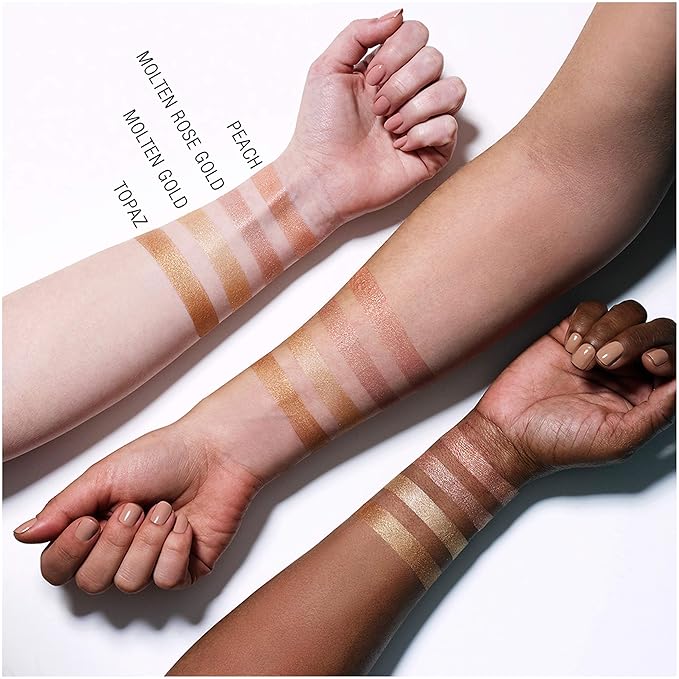 Maybelline New York Facestudio Master Chrome Metallic Highlighter Makeup, Molten Peach, 0.19 Ounce