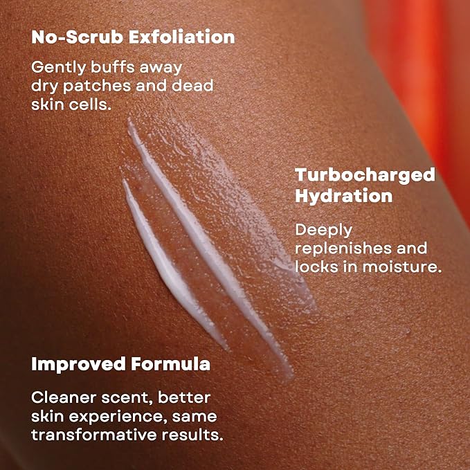 AmLactin Daily Nourish - Therapeutic Body Lotion for Dry Skin - No-Scrub Exfoliator and Moisturizer with 12% Lactic Acid AHA, 14.1 oz (Packaging May Vary)
