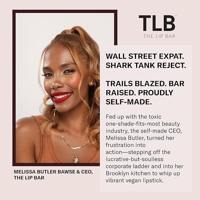 The Lip Bar - Lip Gloss, Vixen (Deep Red Opaque) - Gloss Up Color Rich - Smooth, Not Sticky Formula - Moisturizing Coconut Oil, Olive Oil, Argan Oil & Vitamin E - Vegan & Cruelty Free - .30 fl oz