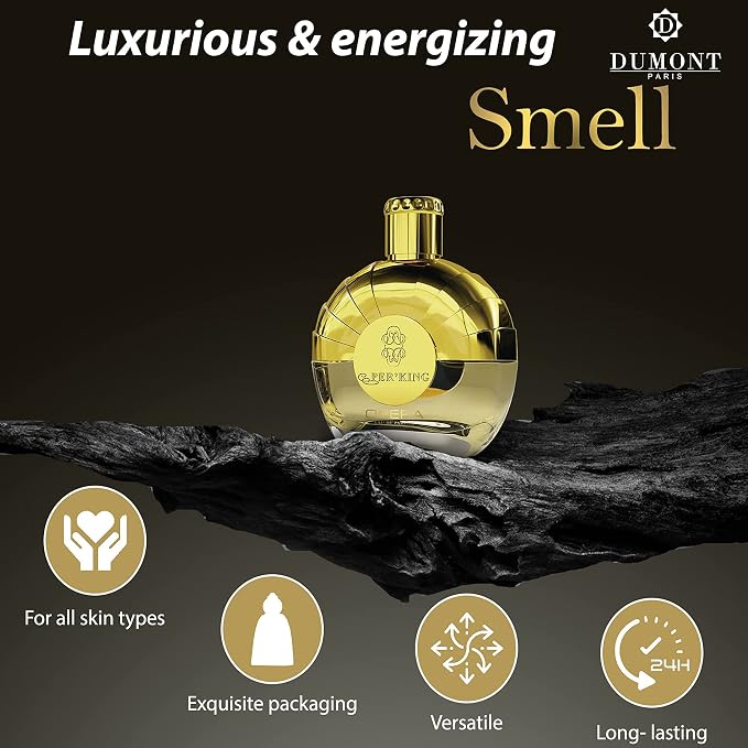 Dumont Per'King Tribute - 3.4oz - 3.4 Eau De Parfum - Unisex Perfume for Men & Women - Citrusy, Spicy & Woodsy Notes - Long Lasting Cologne Mist & Body Spray - for Him & Her