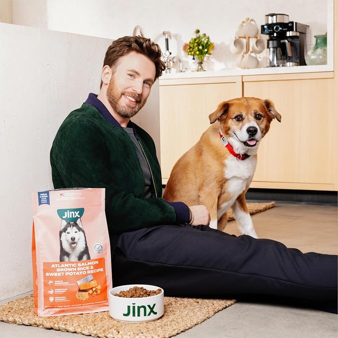 Jinx Puppy Dry Dog Food - Real Chicken, Brown Rice & Sweet Potato, 4lb | Premium Puppies Food with DHA, Protein & Calcium for Brain Health - Probiotics for Digestive Support - No Fillers