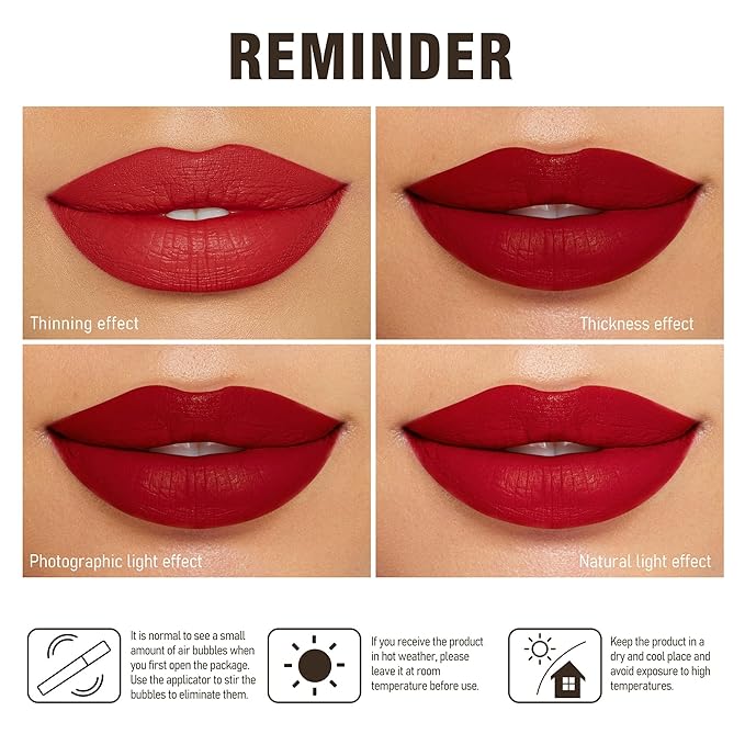 MAKI YIKA Black Lipstick for Women Color Stay Long Lasting Lipsticks, No Smudge Matte Liquid Lipstick Transferproof Cruelty-Free Lip Color |Witch Girl