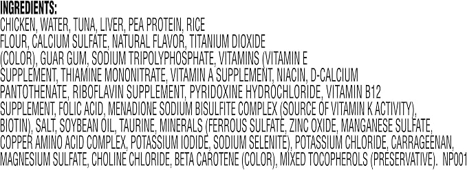 Meow Mix Paté in Gravy, Wet Cat Food with Real Chicken & Tuna, 12 Cups