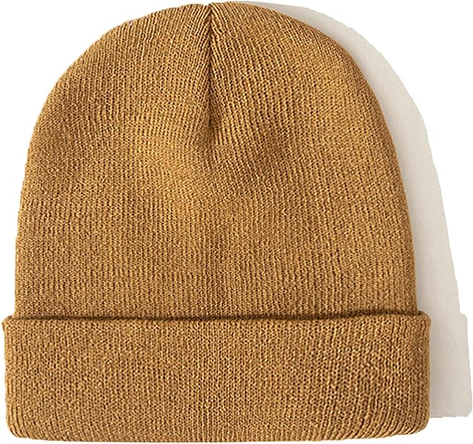 ZOORON Beanie for Women Men Ski Watch Cap Cuffed Plain Skull Knit Hat Soft Fisherman Winter Hat