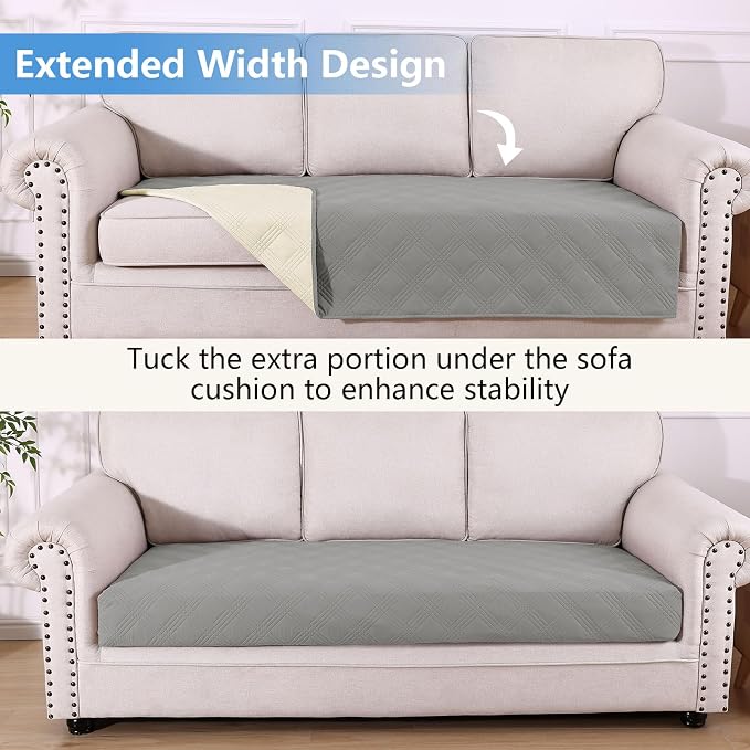 Waterproof Reversible Dog Blanket, Soft Couch Cover for Dogs Washable | Dual-Sided Waterproof Pet Bed Blanket, Resist Stains Spills & Pet Hair, Practical Furniture Protector For Pets, Size 40"x80"