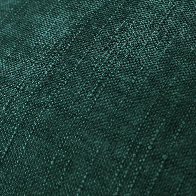 Set of 4 Soft Textured Decorative Throw Pillow Covers 20x20 Inch Cozy Farmhouse Cushion Cover Square Accent Pillow Cases for Bed Couch Sofa Living Room, Dark Teal