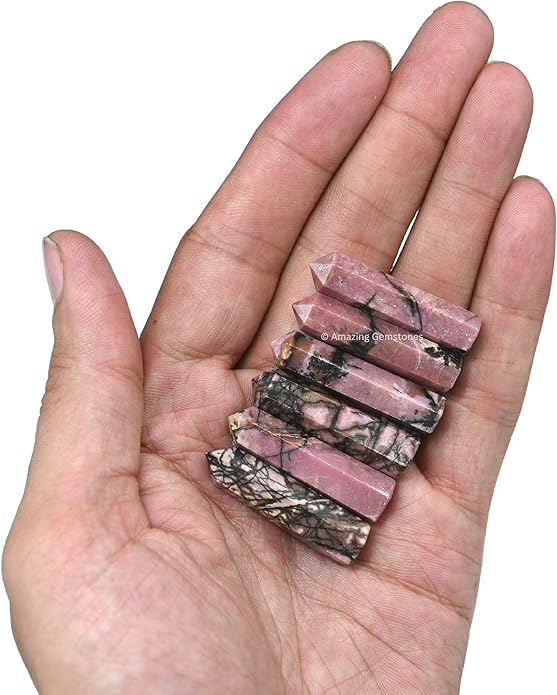 Amazing Gemstone Crystal Points Bulk Healing Crystals & Stones - Premium Single Terminated Healing Wand Point Bulk Crystals for Crafts, Crystal Grid, DIY Work