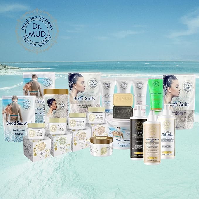 Dr. Mud's Dead Sea Mud Body Mask – Black Clay Body Treatment with Natural Dead Sea Minerals | Deep Cleansing Skin & Beauty Dead Sea Mask – Skin Care Detox Product for Men & Women (1500 gr)