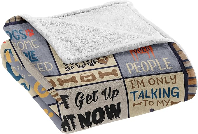 Dog Mom Gifts for Women, Dog Lovers Gifts for Women Blanket 50"x60" | Gifts for Dog Lovers, Dog Gifts for Women, Dogs Mom Blanket, Soft Throw Blanket with Dogs on It for Birthday/Christmas