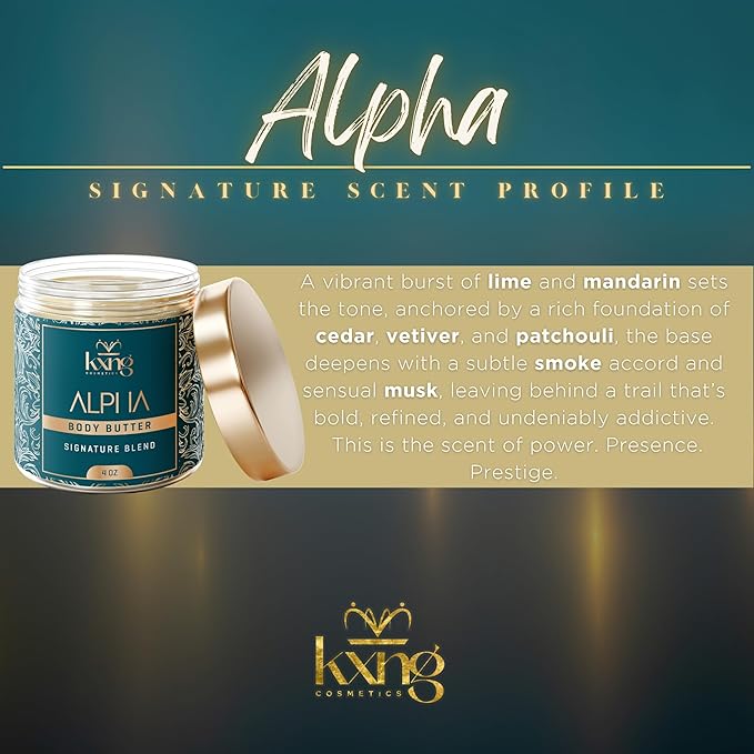 KXNG Whipped Shea Butter Moisturizer, Deep Hydration Body Butter for Men & Women, Silky, Lightweight Body Cream, Cruelty-Free