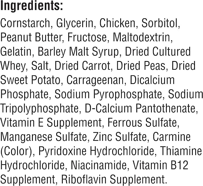 SmartBones Mini Bones Rawhide-Free Dog Treat, Real Peanut Butter, 8 Count | Easy To Digest Chew, No Artificial Preservatives or Flavors, Vitamin & Mineral Enriched, Maintains Healthy Teeth, Small Dogs