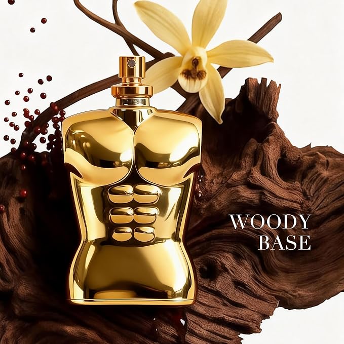 AFLUXE Verse Adonis & Sean Gold Combo Men Cologne 3.4 Fl. Oz Men's Perfume, Modern Combination of Woody & Fresh Scents, Eau De Parfum for Men Verse Adonismen& Best Gift
