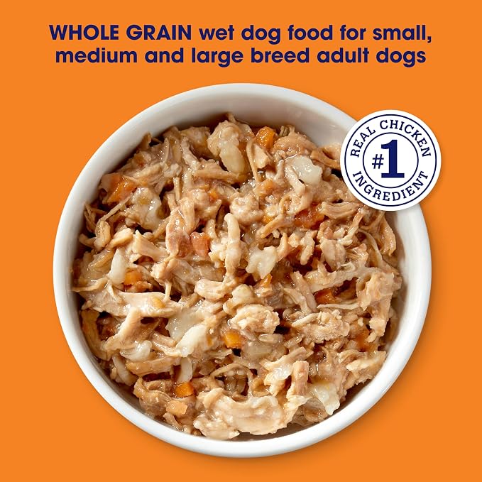 Nature's Recipe Wet Dog Food, Chicken in Broth Recipe, 2.75 Ounce Cup (Pack of 12) Package may vary