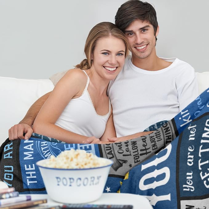 Birthday Gifts for Men, Men Gifts for Birthday, Man Birthdays Gift Ideas | Funny Birthdays Gift for Man, Cool Birth Present for Him Blanket 50"X60"