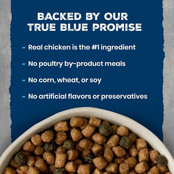 Blue Buffalo Wilderness Chicken Adult Dry Cat Food, Grain-Free, 12 lb | Real Chicken #1 Ingredient, High Protein Nutrition, Supports Immunity with Antioxidant-Rich LifeSource Bits