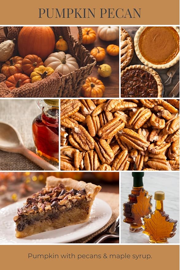 Eco Candle Co. Tea Light Candles, Pumpkin Pecan, 10-Pack - Scents of Pumpkin, Pecans, & Maple Syrup - Recyclable, 100% Soy Wax, No Lead, Hand Poured, Phthalate Free, Made from Midwest Grown Soybeans