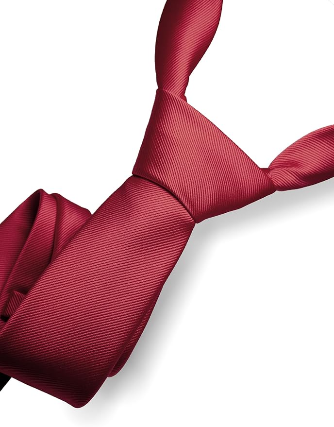 RBOCOTT Solid Color Tie Formal Necktie for Men