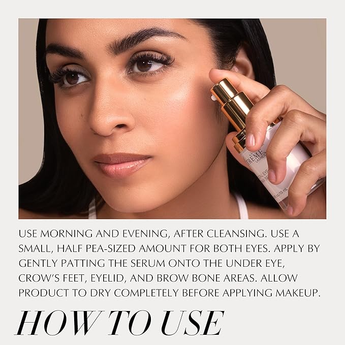 Xtreme Lashes Total Eye Repair Serum, 0.5 Fl Oz, Anti-Aging Eye Serum for Fine Lines, Wrinkles & Puffiness, Firming, Hydrating Eye Treatment for Under Eyes & Eyelids