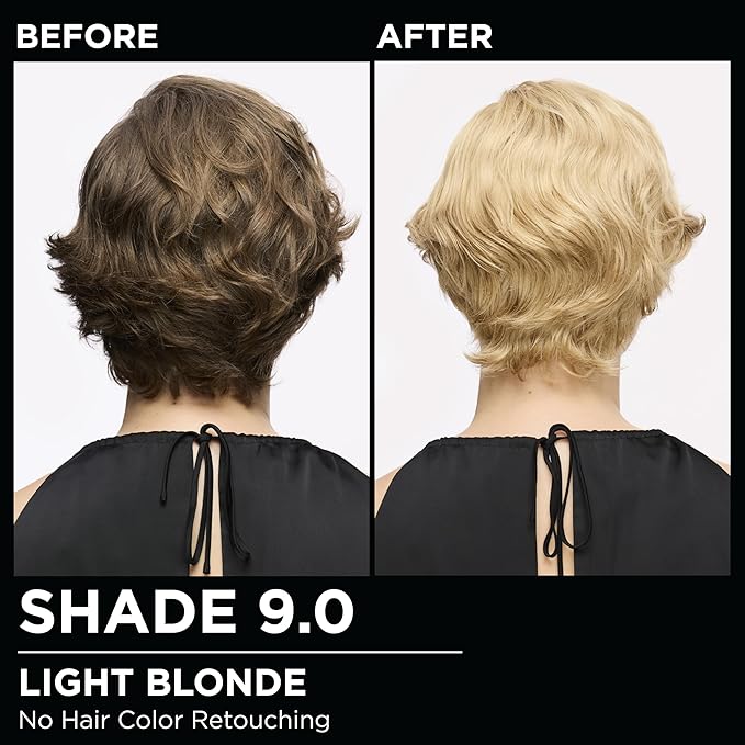 Garnier Hair Color Olia Ammonia-Free Brilliant Color Oil-Rich Permanent Hair Dye, 9.0 Light Blonde, 2 Count (Packaging May Vary)