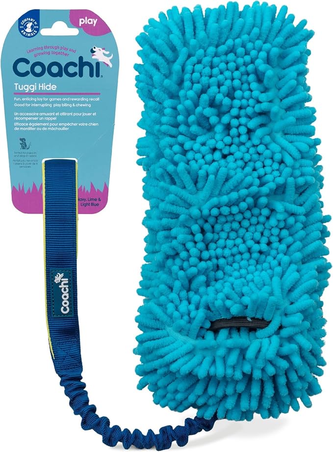 Coachi Tuggi Hide - Interactive Dog Toy for Tug of War & Play