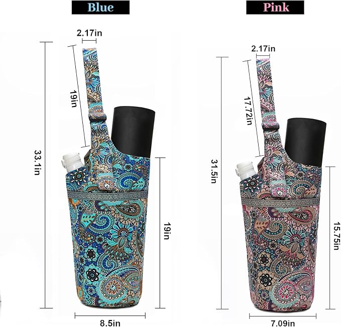 IwIeIaIrI Yoga Mat Bag for Women with Large Size Pocket and Zipper Pocket,Yoga Bag Mat Carrier Holder Fits Most Your Stuff,Yoga Accessories Gifts