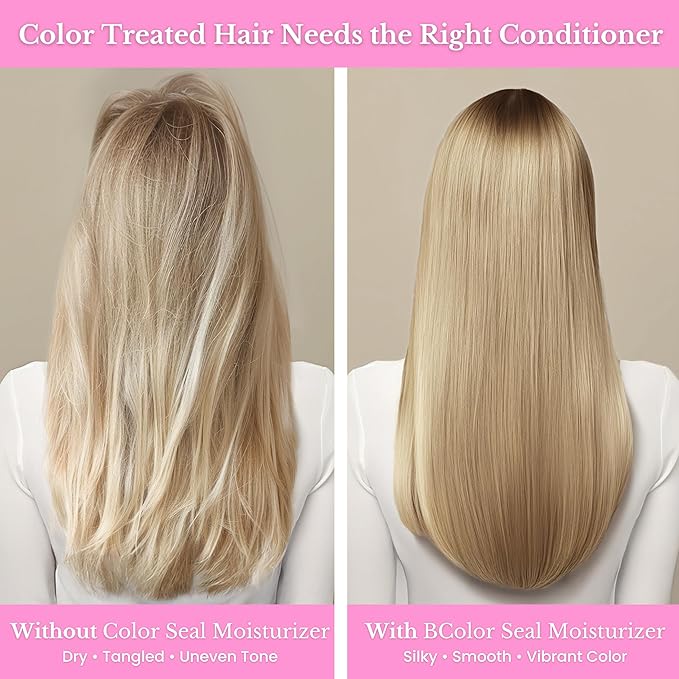 Color Seal Moisturizer Slow Color Fade & Maintain Color Vibrancy, Keratin, Collagen & Argan Oil Infused To Repair, Restore & Strengthen 33.8 Oz.