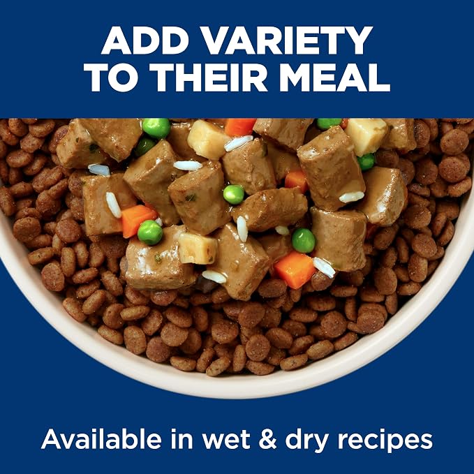 Hill's Science Diet Adult 1-6 Wet Dog Food | #1 Veterinarian Recommended, Chicken & Beef, 13 oz. Cans, 12-Pack