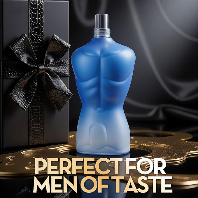 A CENTER 4-Piece Men's Fragrance Collection 3.4 Fl Oz Each | Long Lasting Fresh Aquatic, Woody & Spicy Cologne Set | Cologne Gift Daily Use(blue for men&Sean)