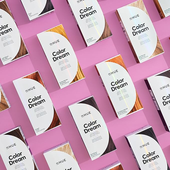 dpHUE Color Dream, Dark Brown - Ammonia-Free, Demi-Permanent Hair Color - Lasts 16 Washes - Boosts Shine - Cruelty Free, Paraben Free, Sulfate Free, Leaping Bunny Certified - 4 oz