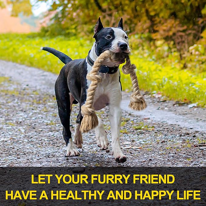 Fida Dog Rope Toys for Aggressive Chewers, Chew Toys for Large Medium Dogs