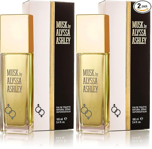 Ashley Alyssa Musk By Alyssa For Women. Eau De Toilette Spray 3.4 Ounces (Pack of 2)