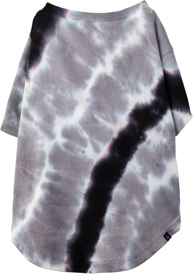 Pet Passion Toby II Dog T-Shirt, 3 Pack, Black Sand Tie Dye, Large | GOTS-certified organic cotton short-sleeve tee. Breathable, soft & sustainable for everyday wear.