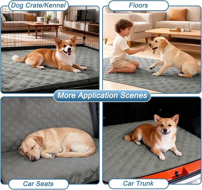 Waterproof Reversible Dog Blanket, Soft Couch Cover for Dogs Washable | Dual-Sided Waterproof Pet Bed Blanket, Resist Stains Spills & Pet Hair, Practical Furniture Protector For Pets, Size 40"x70"
