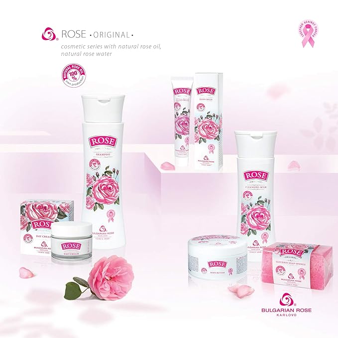 Bulgarianrose Eye Cream with Natural Rose Oil for Dark Spots and Puffiness, Under Eye Cream for Wrinkles and Bags, Rose Water Anti Aging Eye Cream Helps Improve Dryness