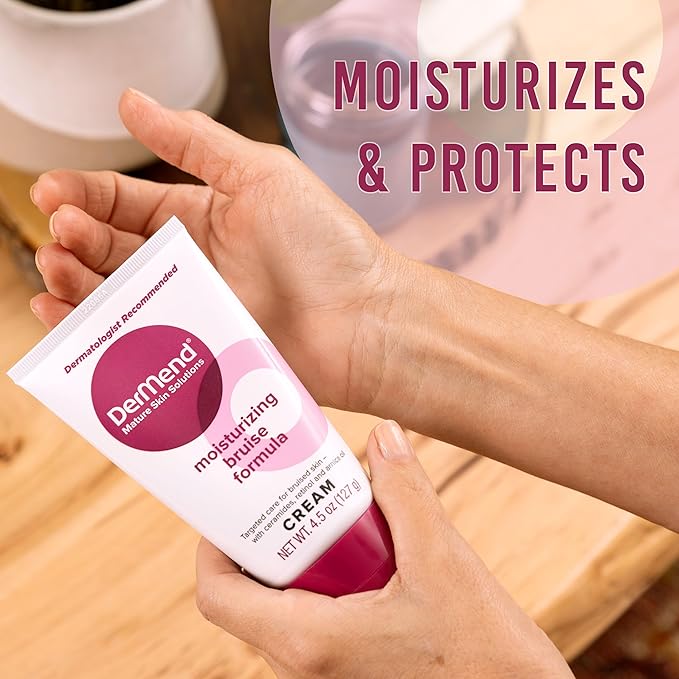 Dermend Arnica Bruise Cream with Vitamin K - Moisturizer for Bruising on Arms, Legs & Hands - 4.5 Oz