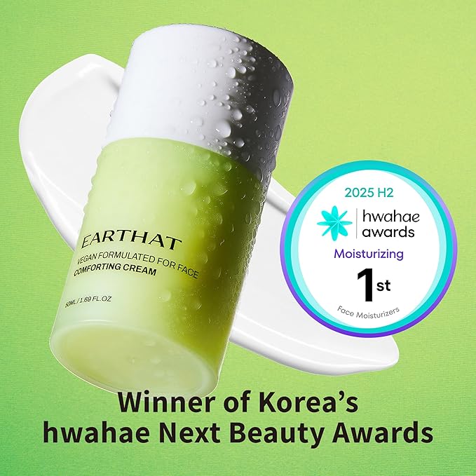 Panthenol Cream – Korean Skincare for Glass Skin with Airless Pump, 1.69oz | Hydrating Face Moisturizer with Centella Asiatica and Hyaluronic Acid | Soothing Barrier Repair Cream