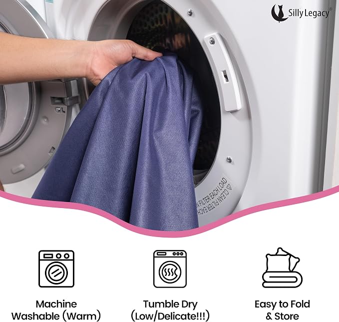 Thin Reversible Waterproof Protective Cover for Bed (Twin Size, 90 x 55 inch), for Pets, Babies; Incontinence, Dirt, Drool